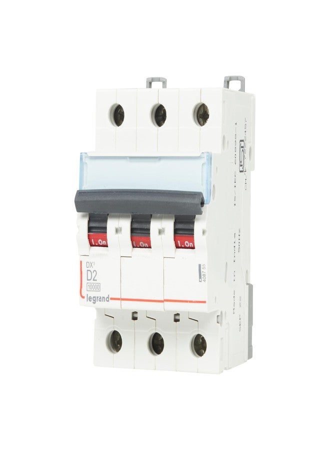 ليجراند قاطع دائرة مصغر للتيار المتردد Legrand DX3 TP D2A - Image 3